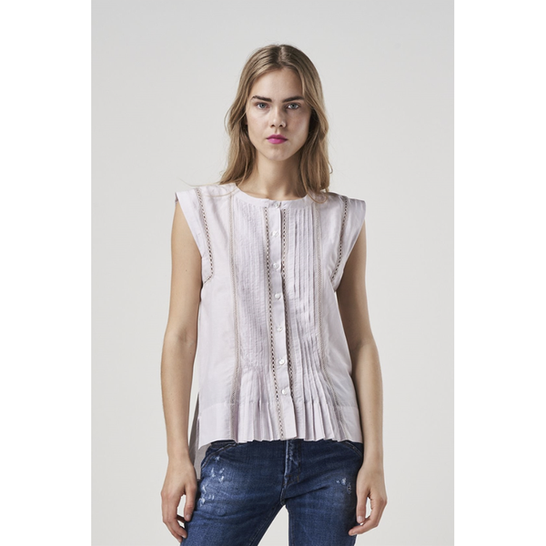 Upfront Top in Lilac