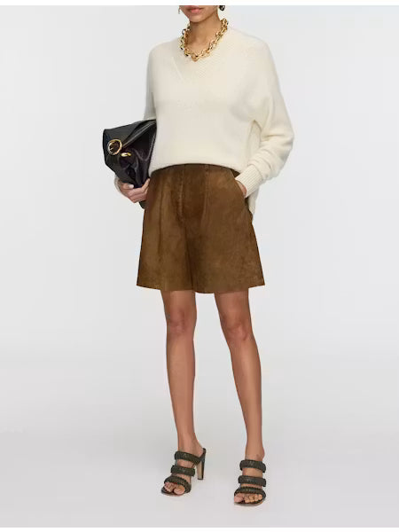 Suze-Pant-Light suede