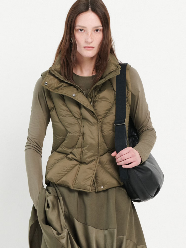 Spiffy Vest Jacket Khaki