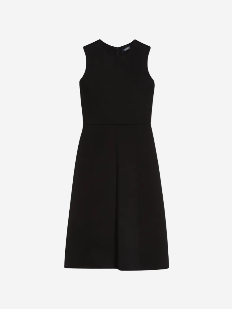 Black dress on a white background