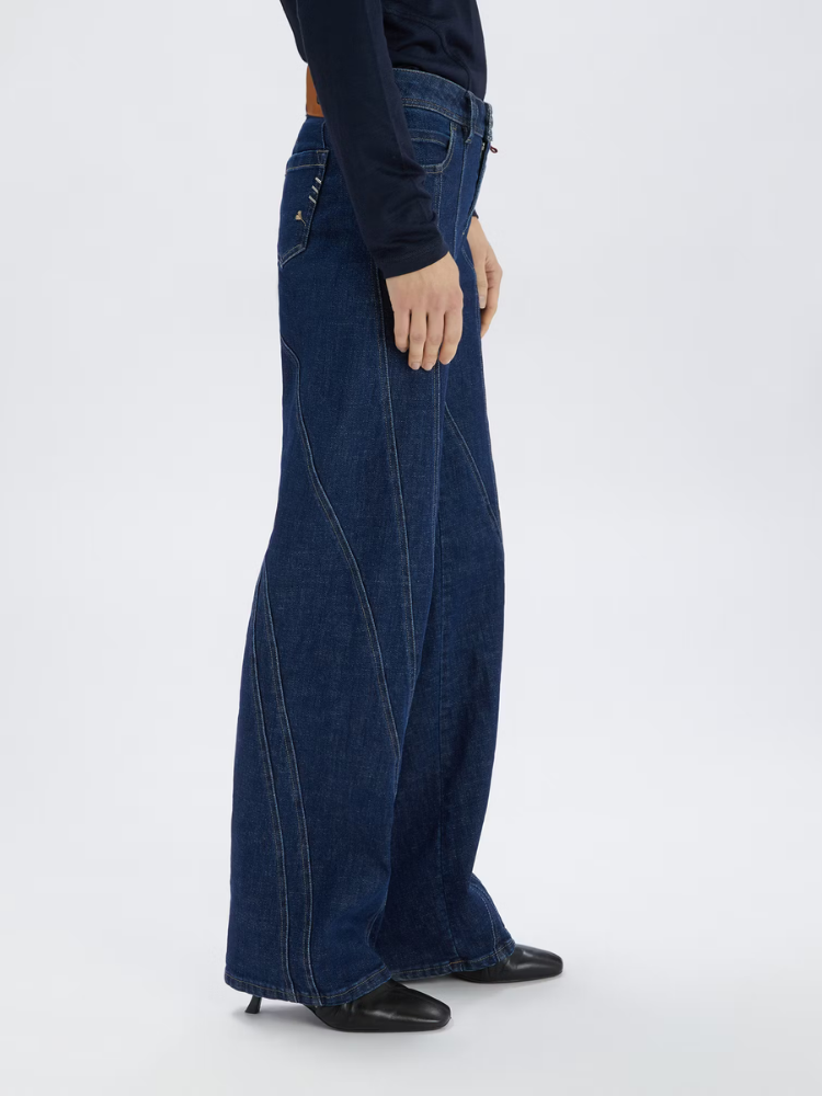 Slices Pants Blue Denim