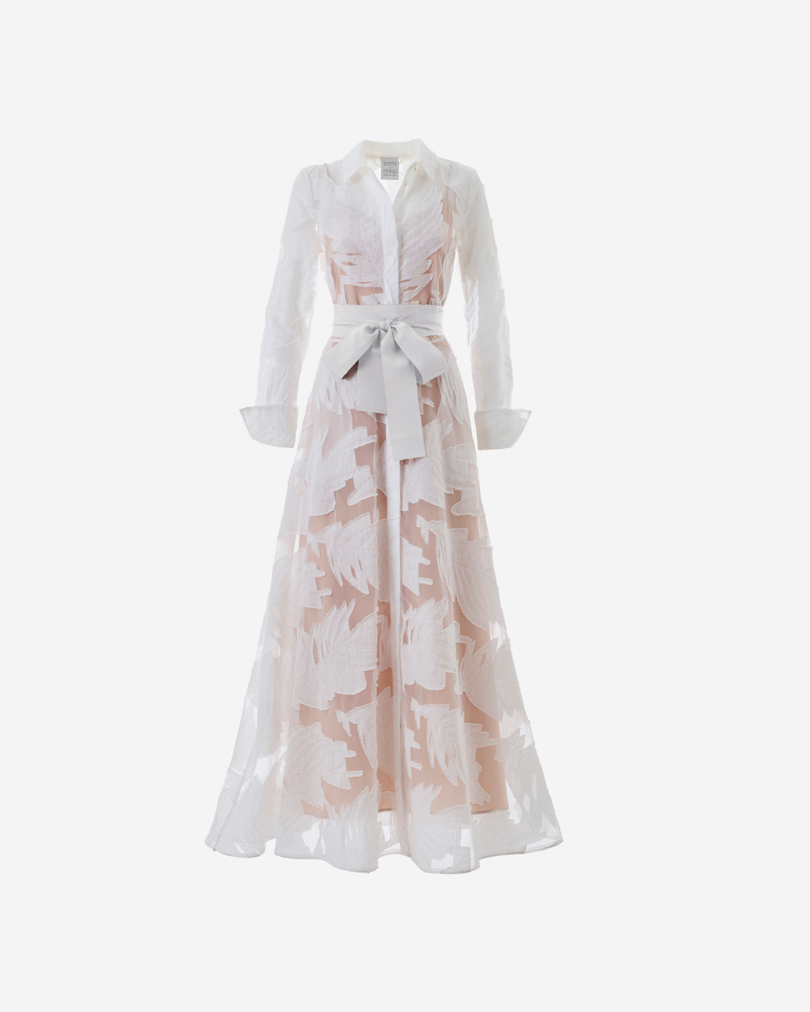 Marral dress White Leaves