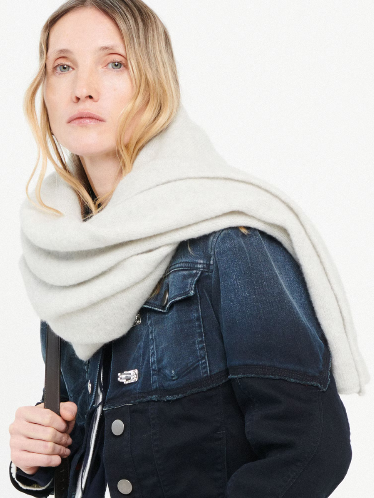 Frosty Scarf PEARL GREY