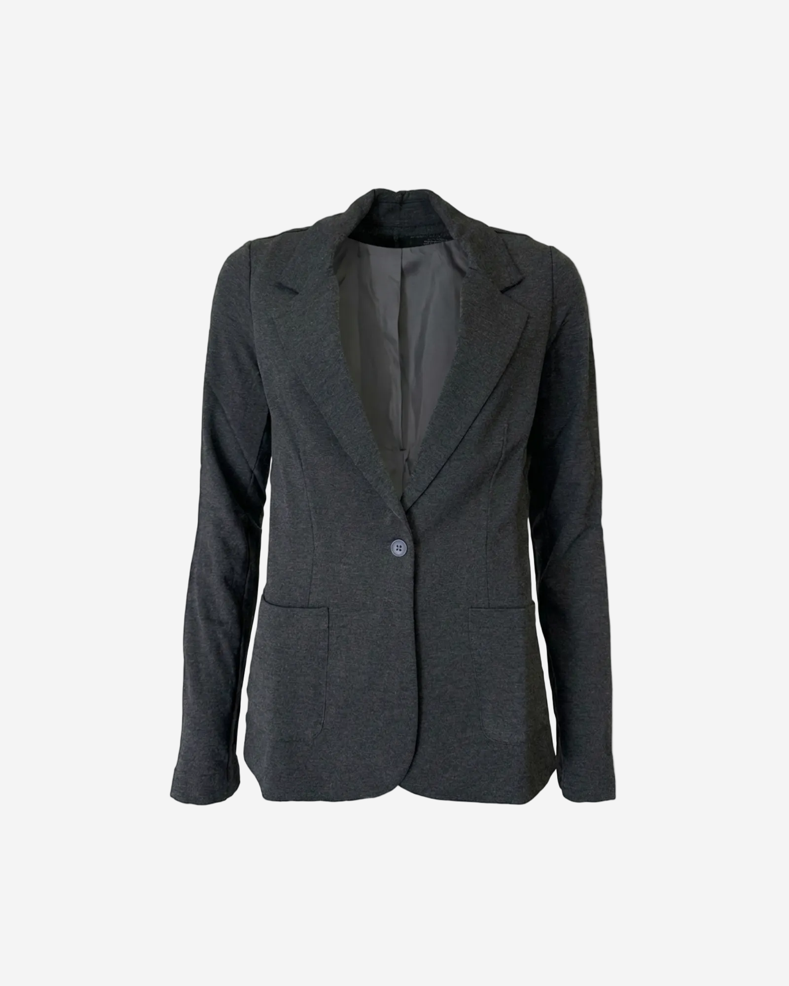 Gray blazer on a white background