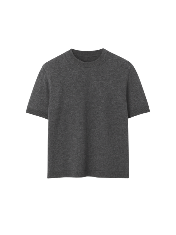Just Short Sleeve Knit Top