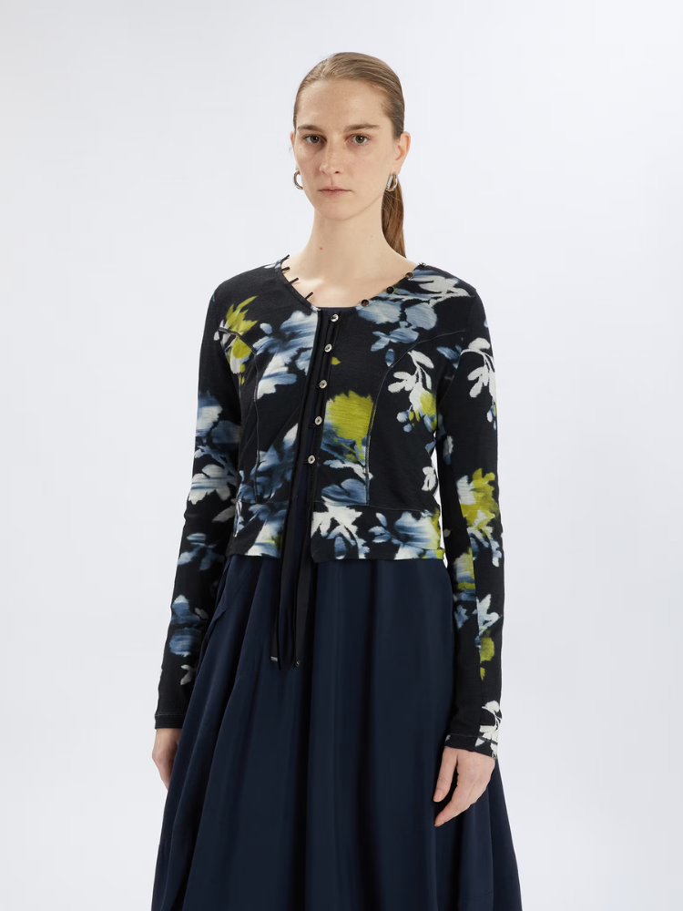 Eden Cardigan Multi Print