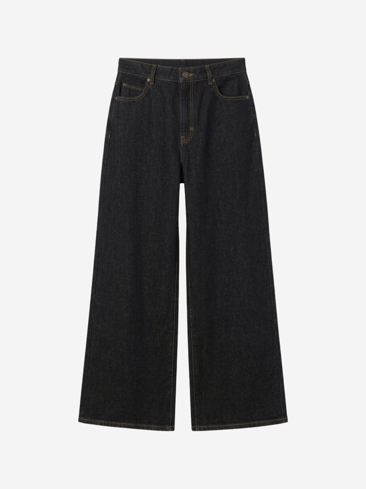 Flared comfortable Denim Jeans Black