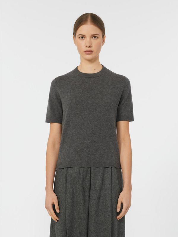 Just Short Sleeve Knit Top