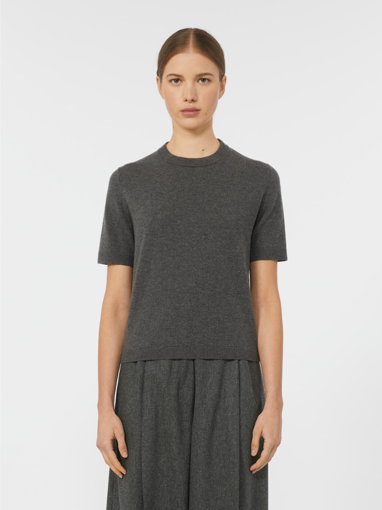 Just Short Sleeve Knit Top