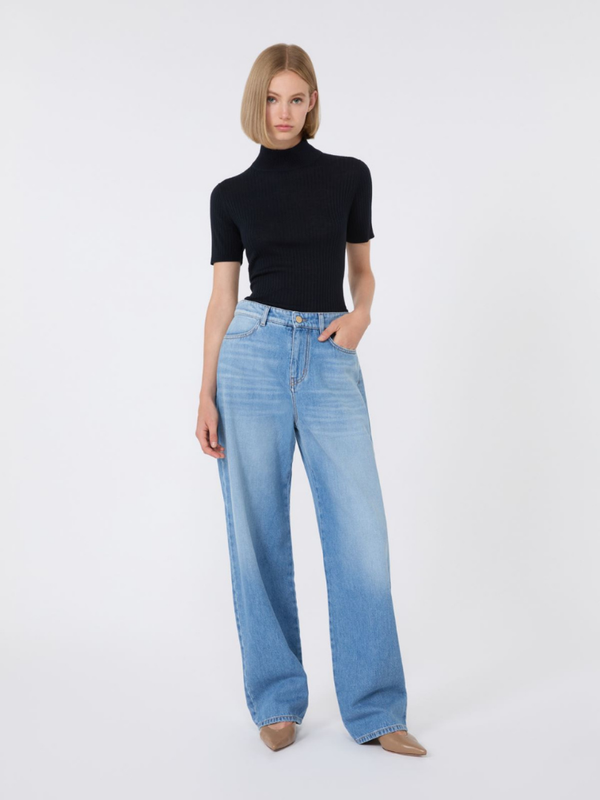 Jangy Knit Top Navy