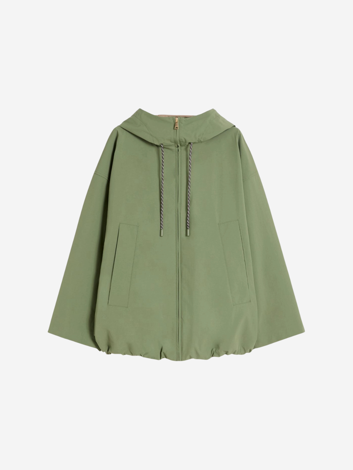 Water Repellent fabric Windbreaker in Olive Green