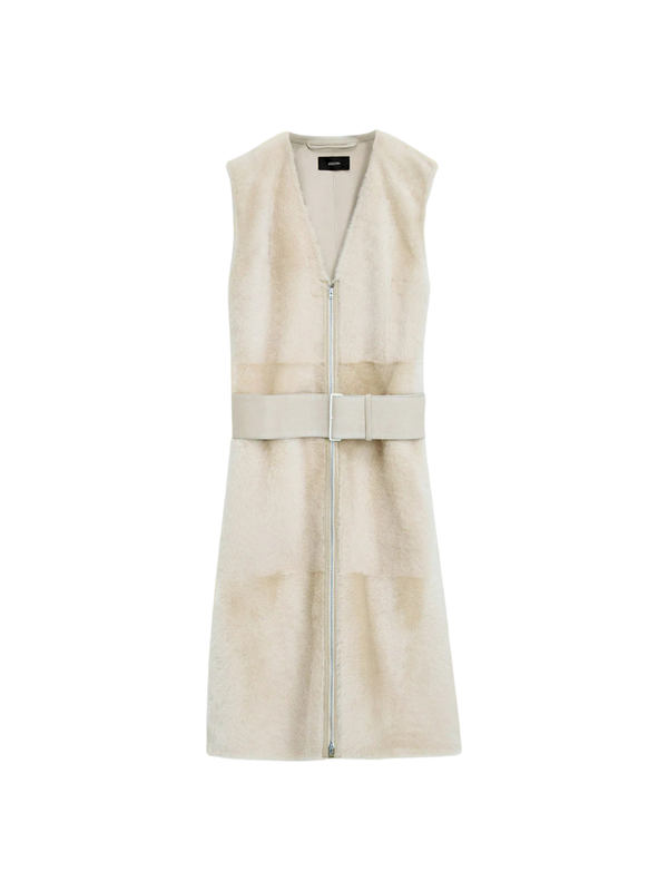 Light Shearling Cresson Long Gilet