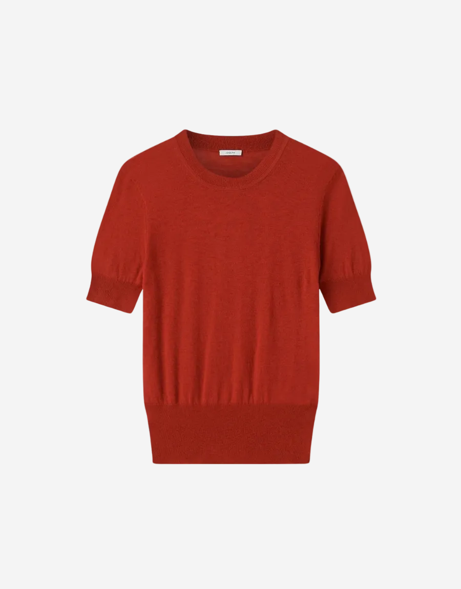 Short Sleeve Top Cashair Spice