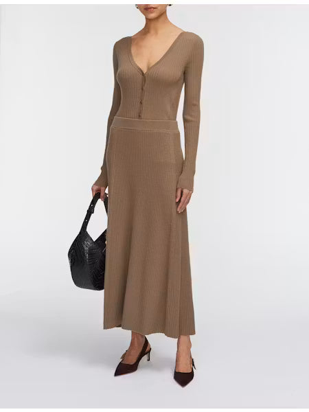 Hallie-Skirt-Merino Wool Rib RWS