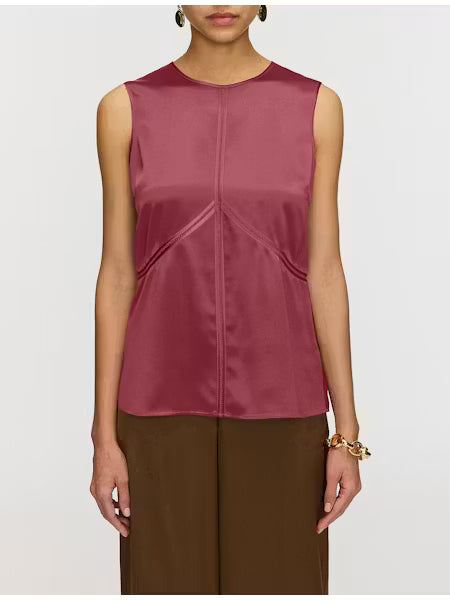 Hebe-Tank-Silk Satin