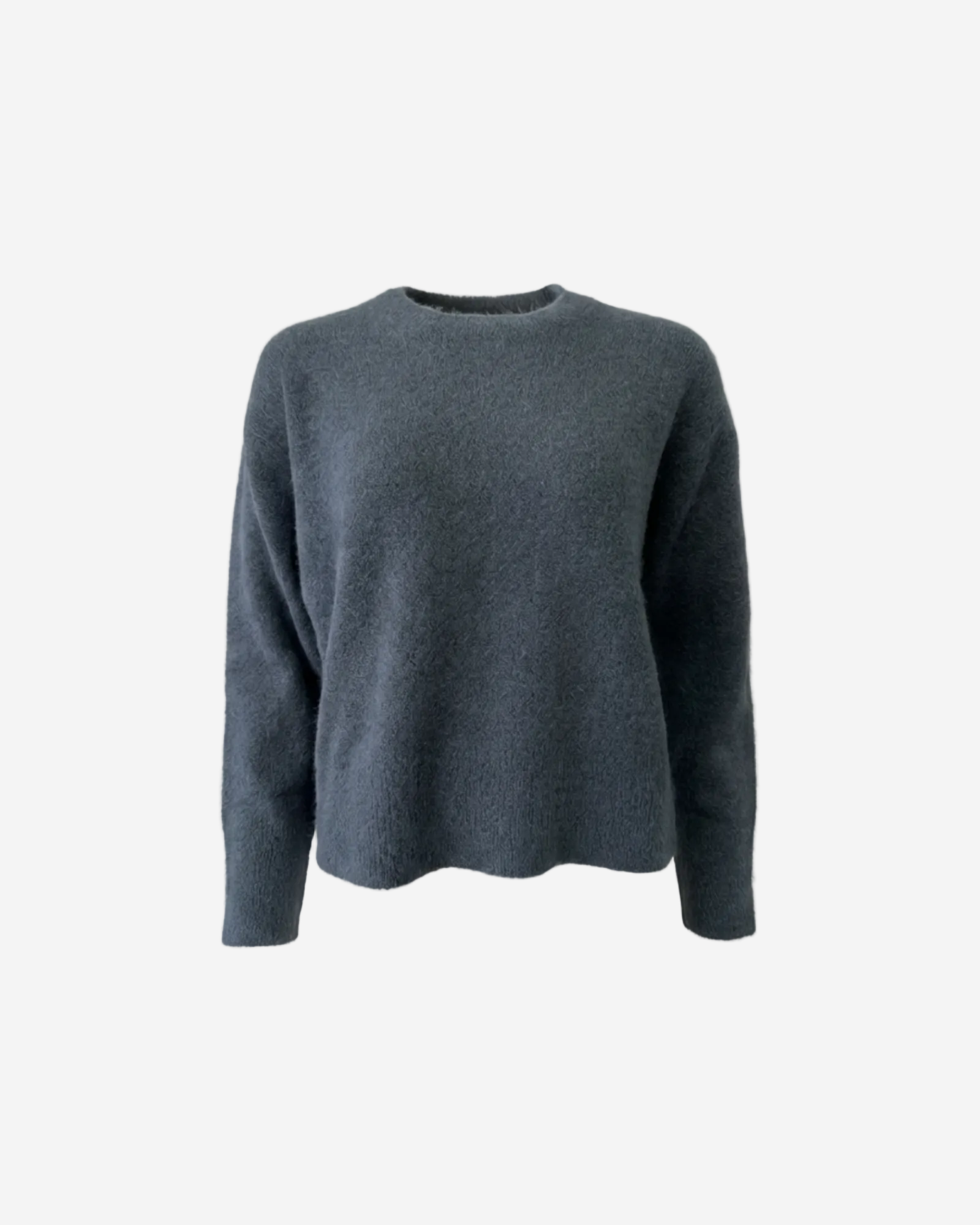 Gray sweater on a white background