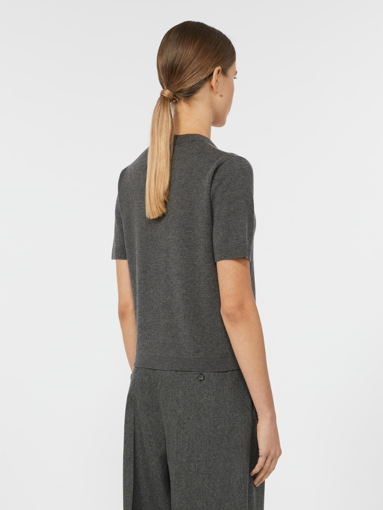 Just Short Sleeve Knit Top