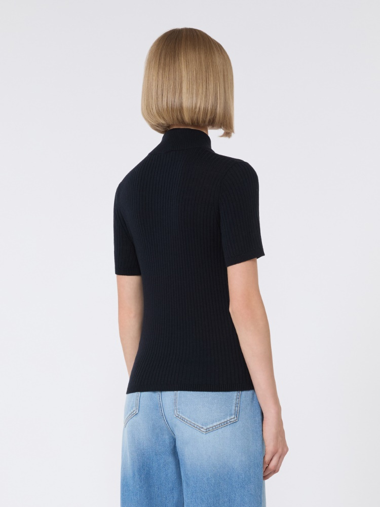 Jangy Knit Top Navy