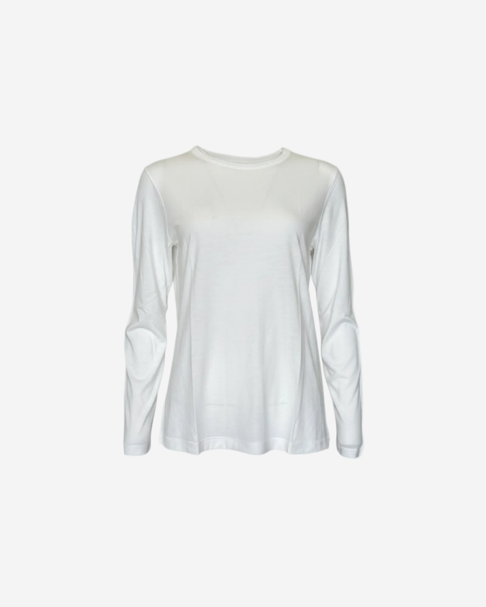 Round Neck Long Sleeve Top MILK