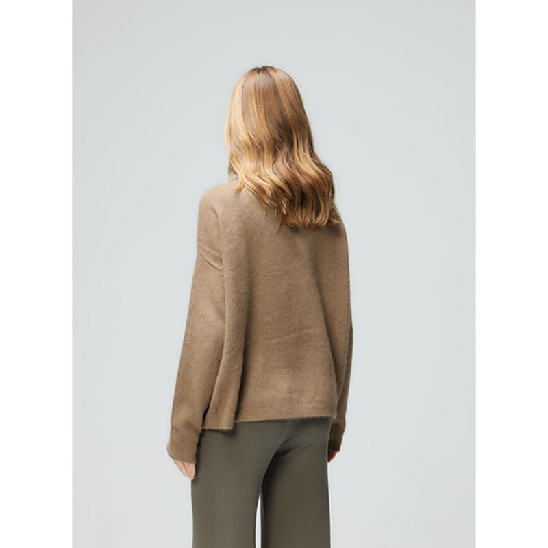 Rollneck Sweater in Bison