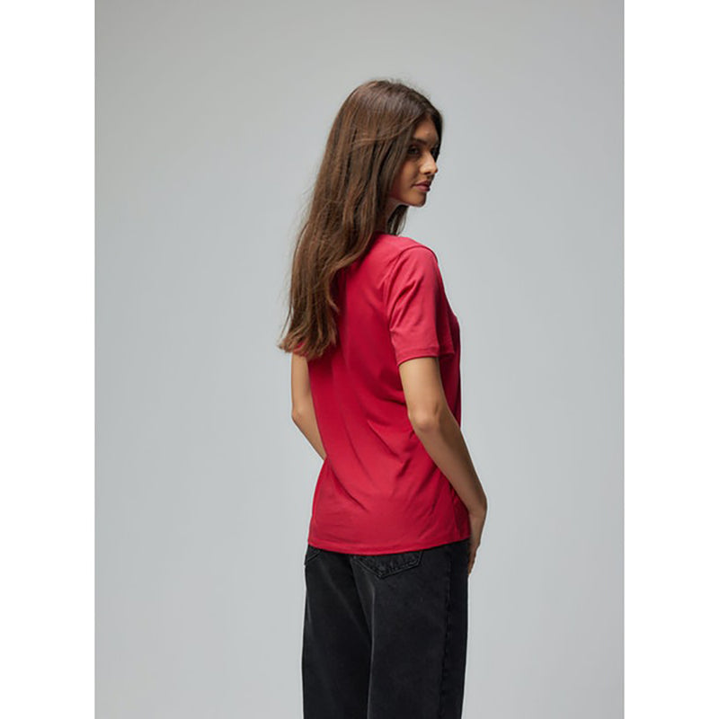 Relaxed Fit Tee in Rose Passion