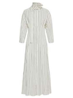 Denis Stripe Shirt Dress