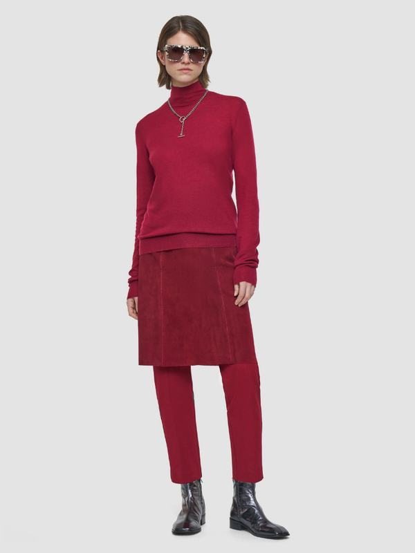 High Neck Longsleeve Cashair Red