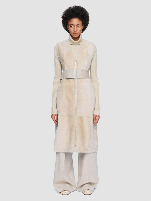 Light Shearling Cresson Long Gilet