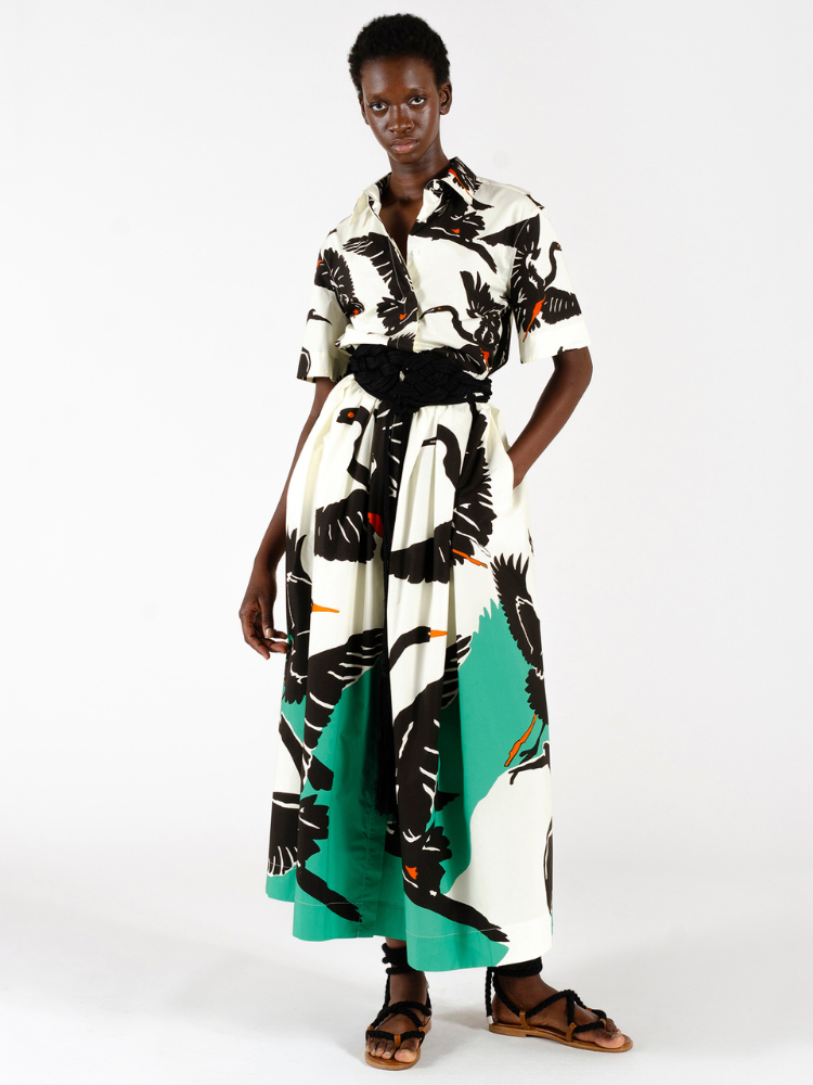 Mary Lu Short Sleeve Maxi Dress