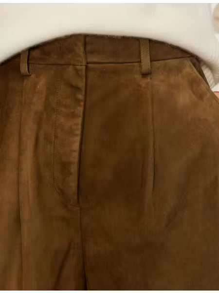 Suze-Pant-Light suede