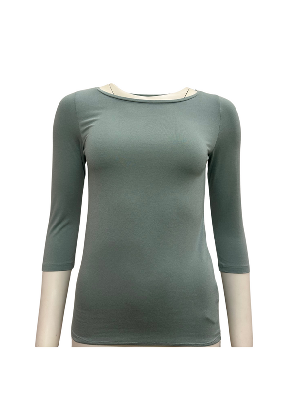 Boatneck Long Sleeve Top