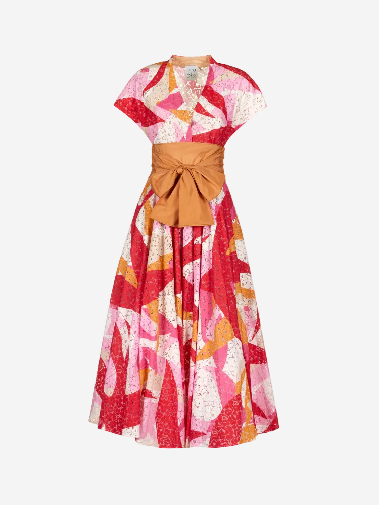 Joaquin Short Sleeve Midi Dress