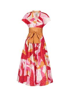 Joaquin Short Sleeve Midi Dress