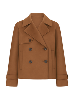Nupar Short Coat Brown