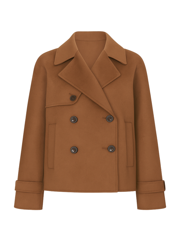 Nupar Short Coat Brown