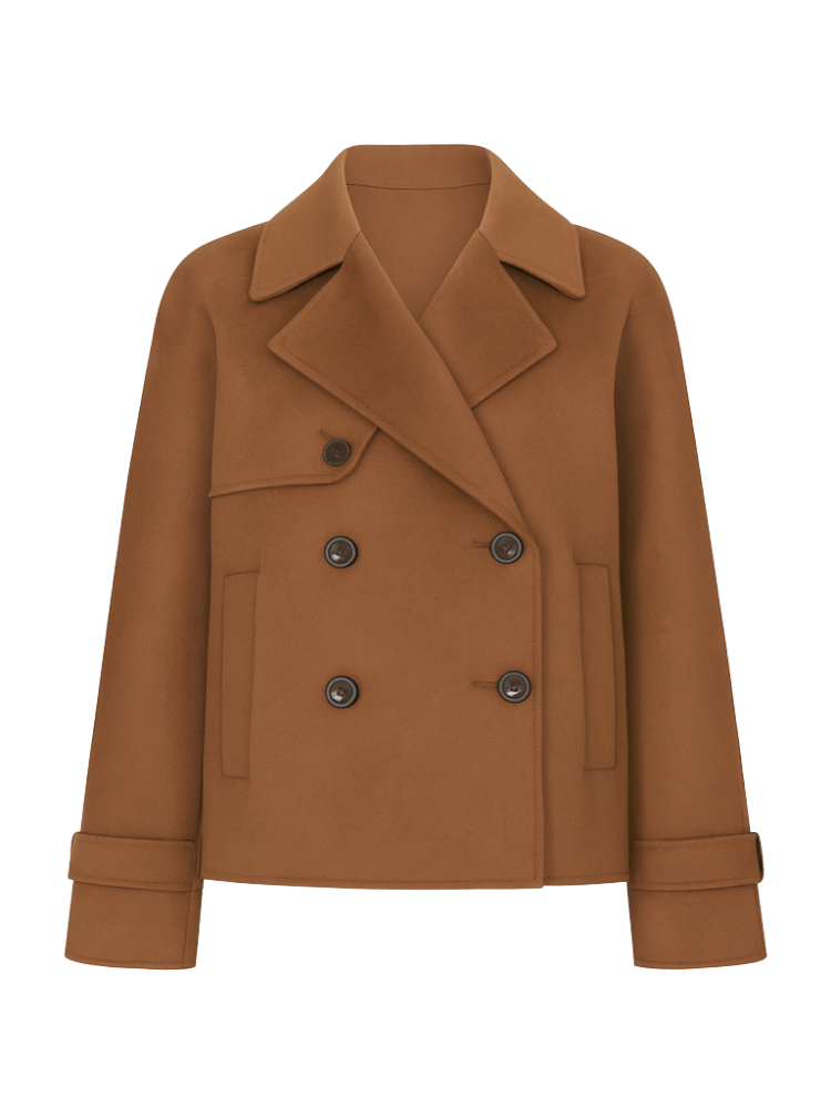 Nupar Short Coat Brown