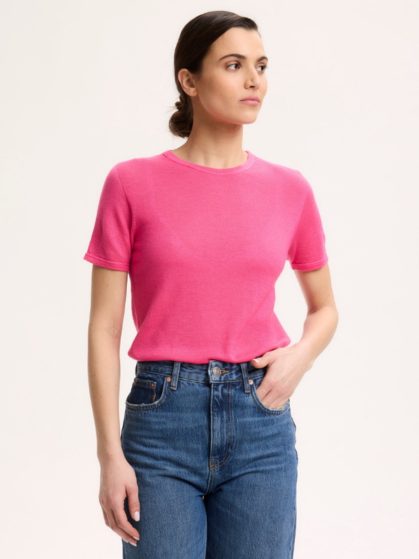 Cashmere T-shirt  PINK