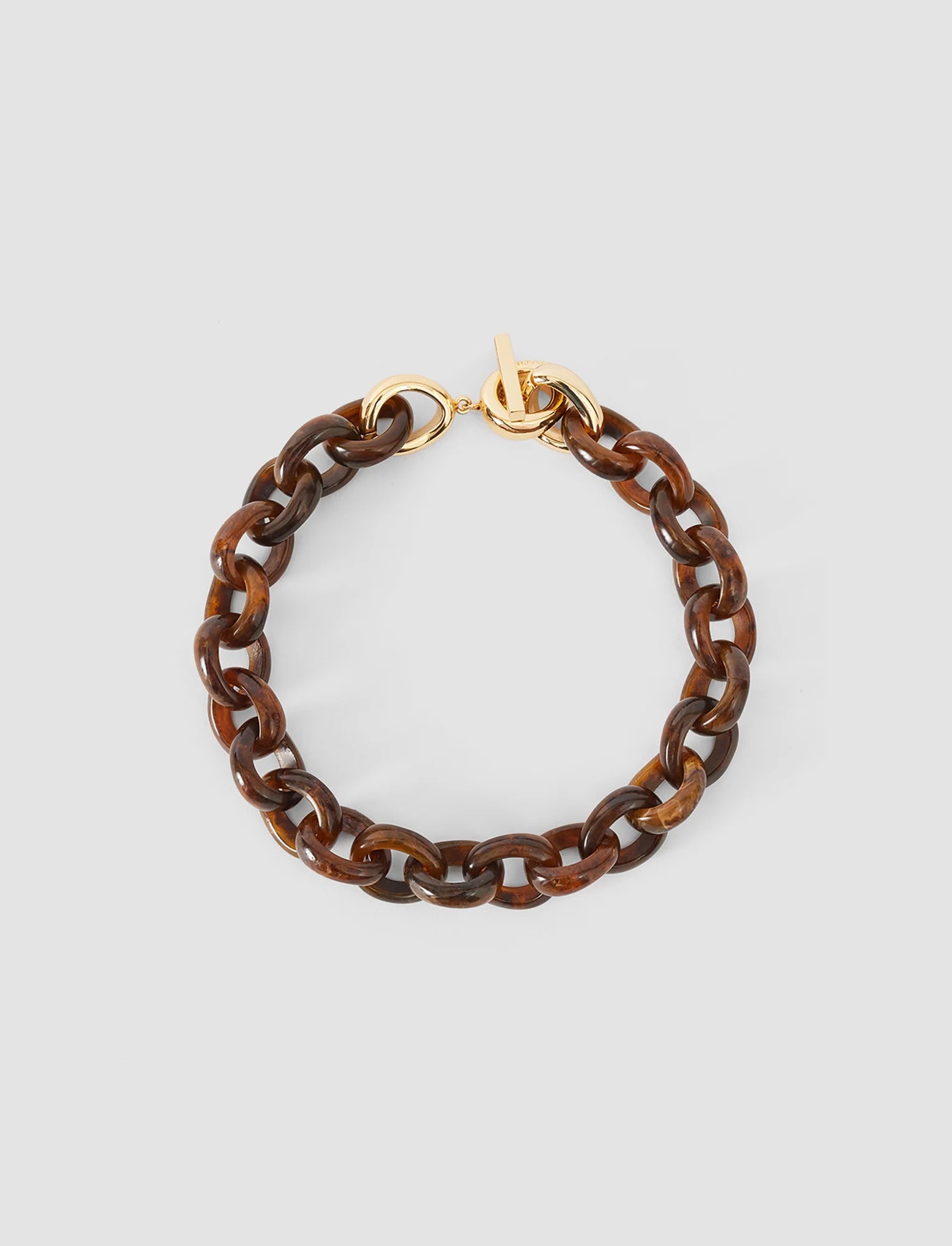 Link Necklace-Acc-Resin Bean