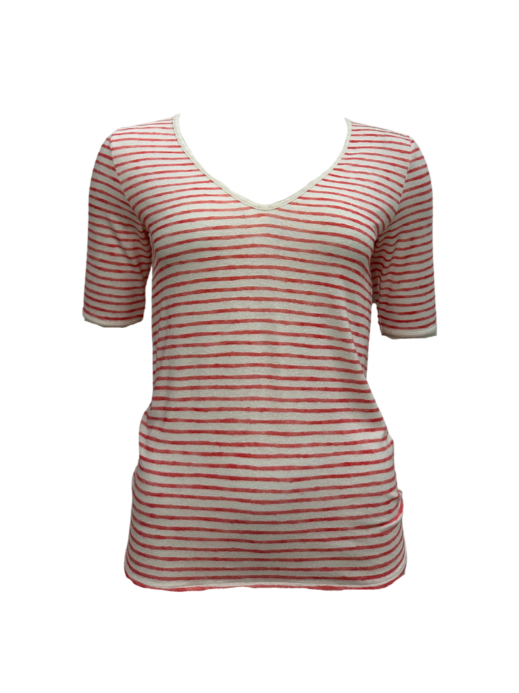T-shirt Yellow Pinstripe