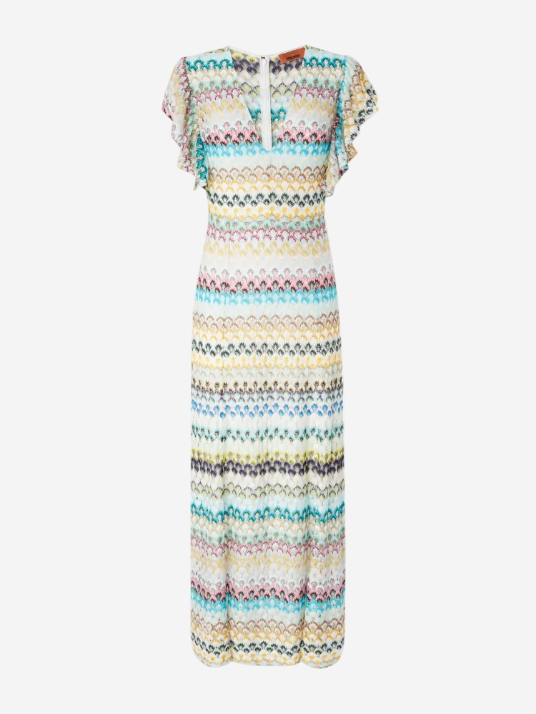 The Viviana Zigzag Maxi Dress