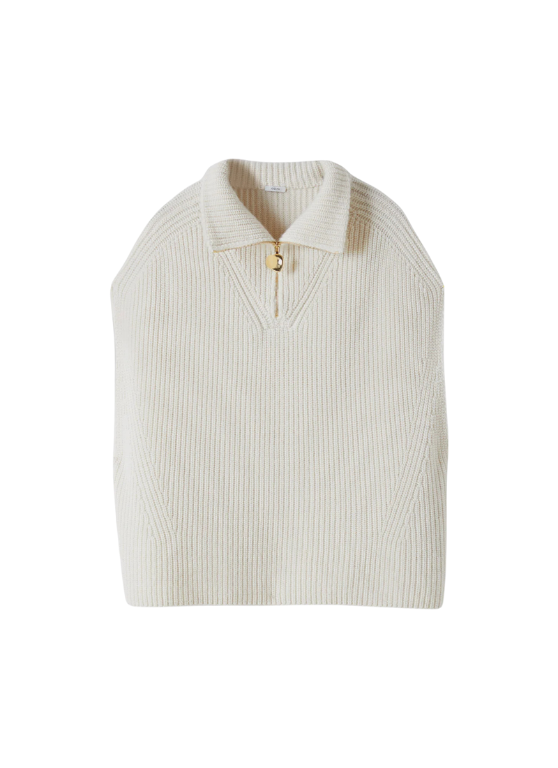 Raffet Fisherman Rib Cashmere Vest