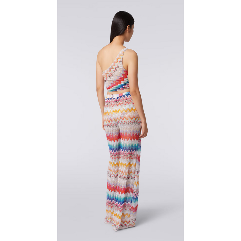 Wave Motif Pants