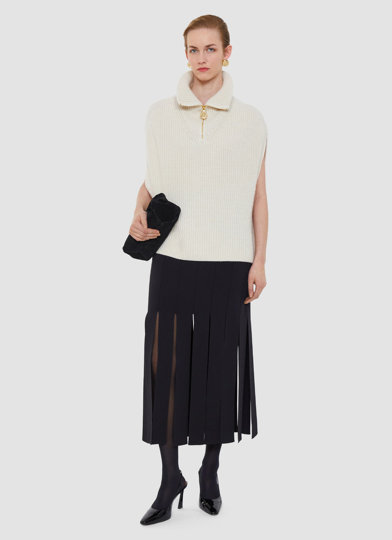 Raffet Fisherman Rib Cashmere Vest