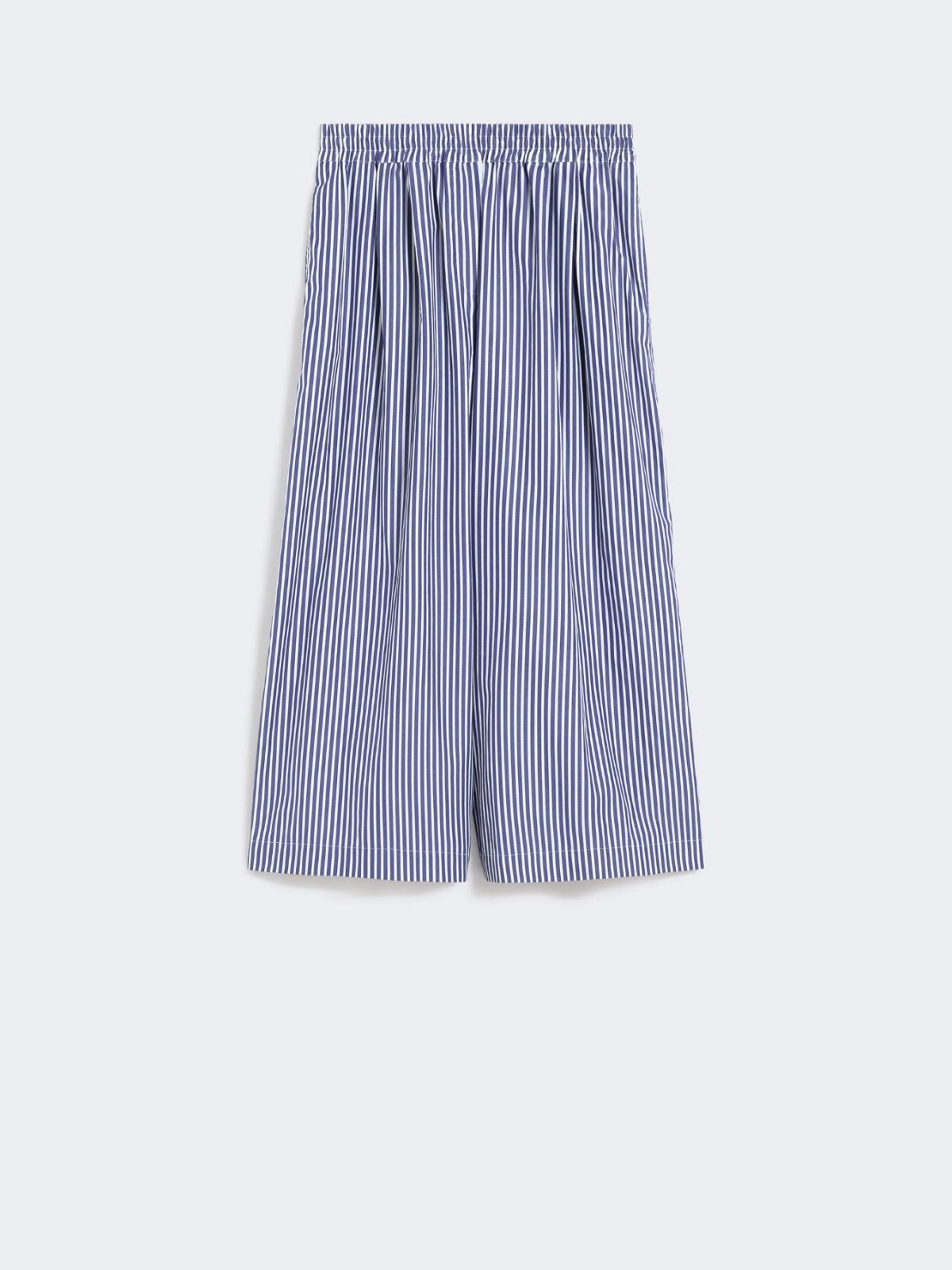 Ottone Cotton Poplin Trousers Navy