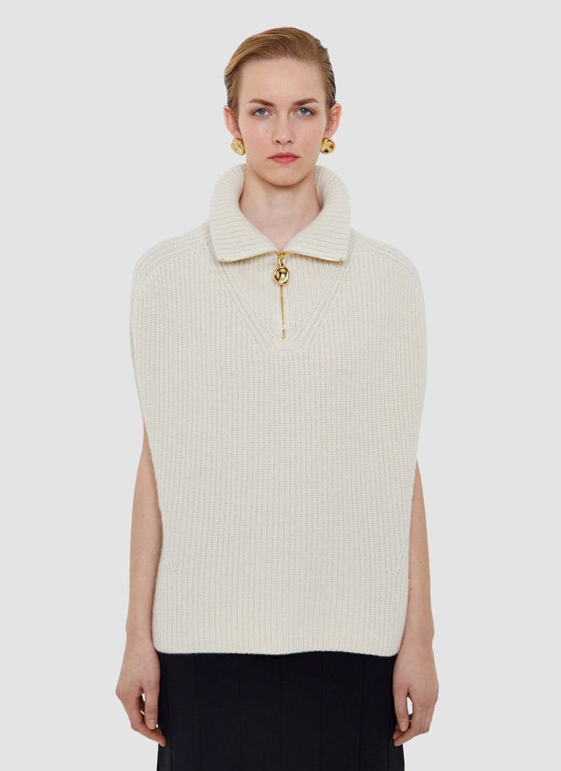 Raffet Fisherman Rib Cashmere Vest