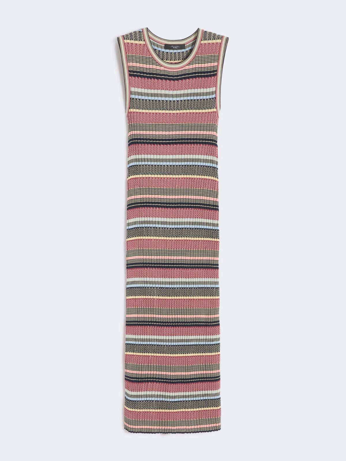 Viscose yarn midi dress Multicolour