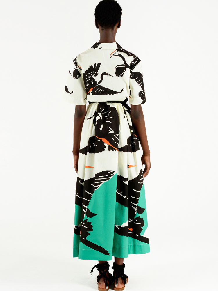 Mary Lu Short Sleeve Maxi Dress