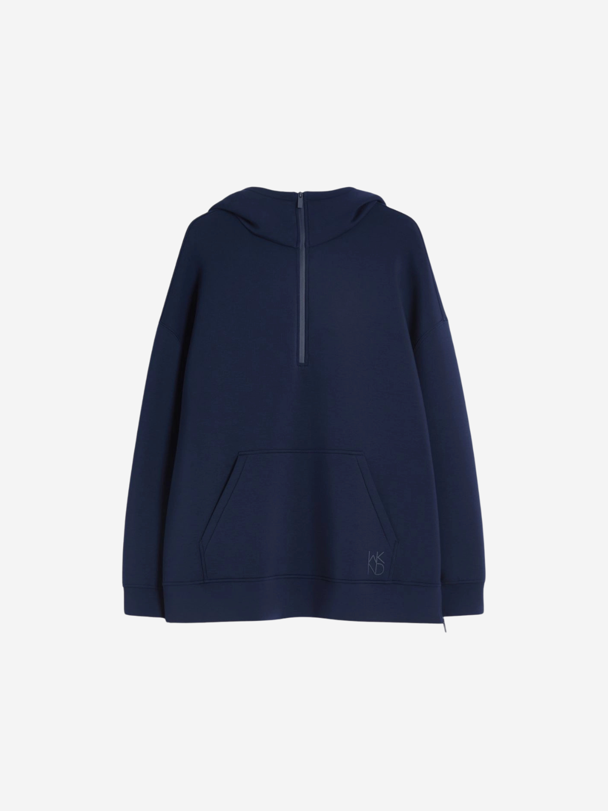 Long Scuba Jersey Sweatshirt Navy