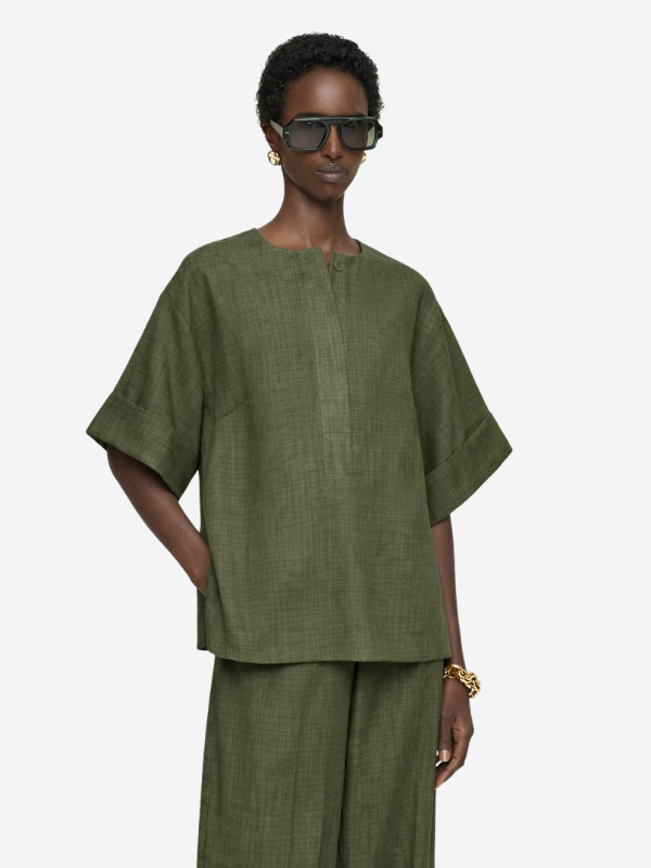Yani top Palm Leaf