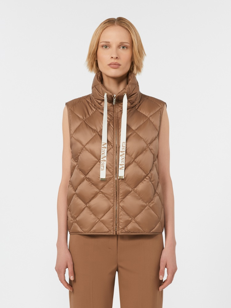 Tregic Puffer Vest Brown